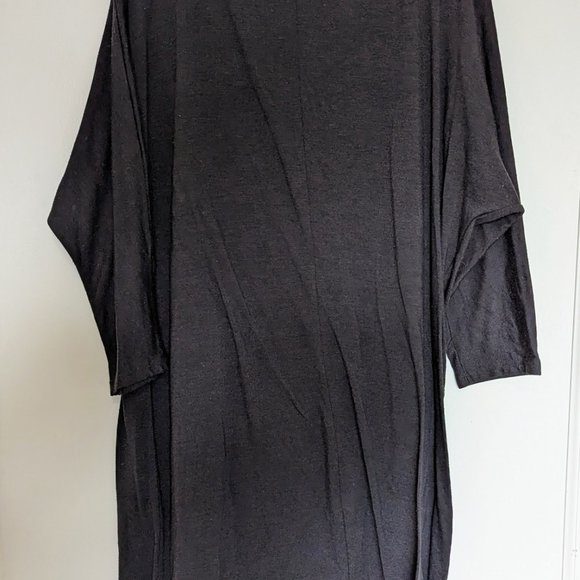 Old Navy | V-Neck Midi Black Dolman Sleeve Dress, size VL - Picture 3 of 5